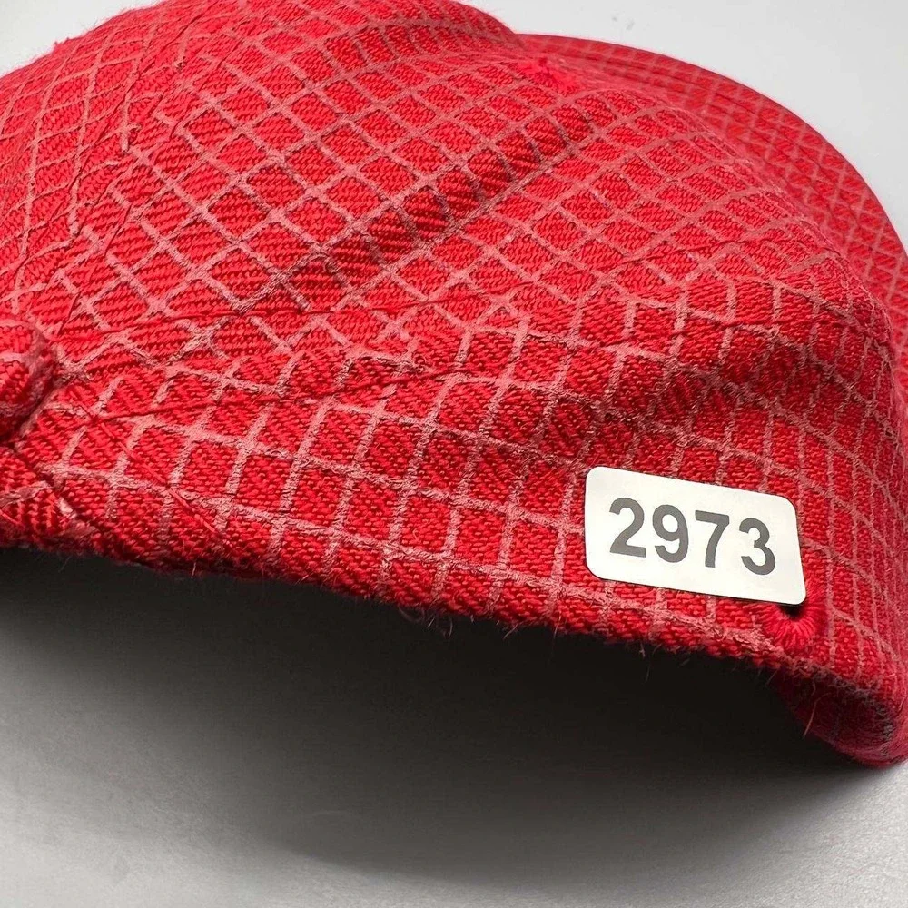 Air Jordan True Flight Hat Men 7 1/4 Red‎ Embroidered Logo Jumpman Fitted Cap